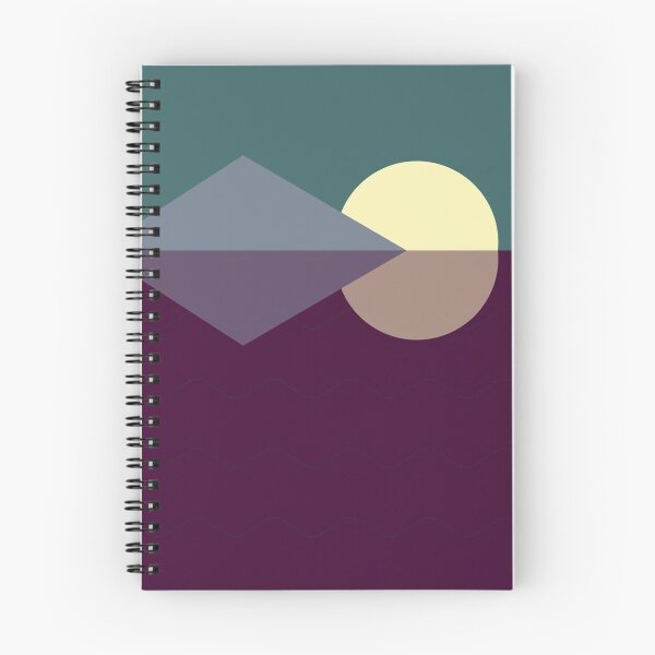 Item preview, Geometric landscape generative art poster illustration designed and sold by IuriiVlasenko.