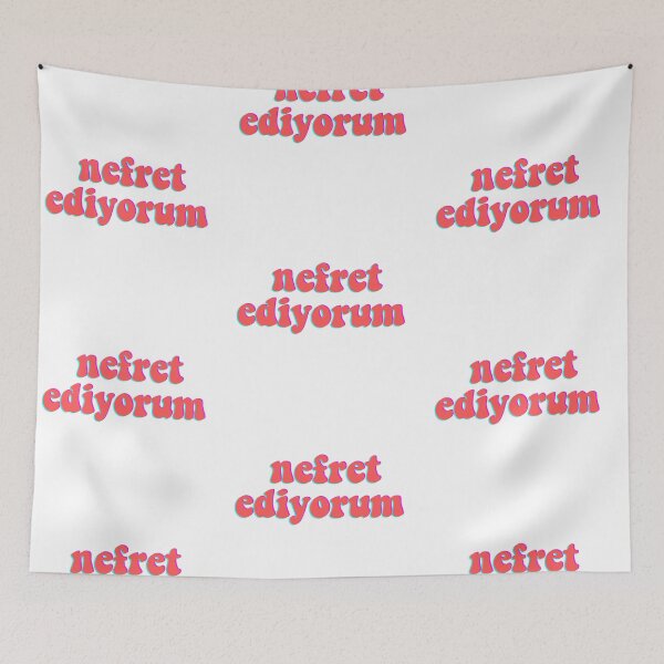 Item preview,  nefret ediyorum designed and sold by LU NA.