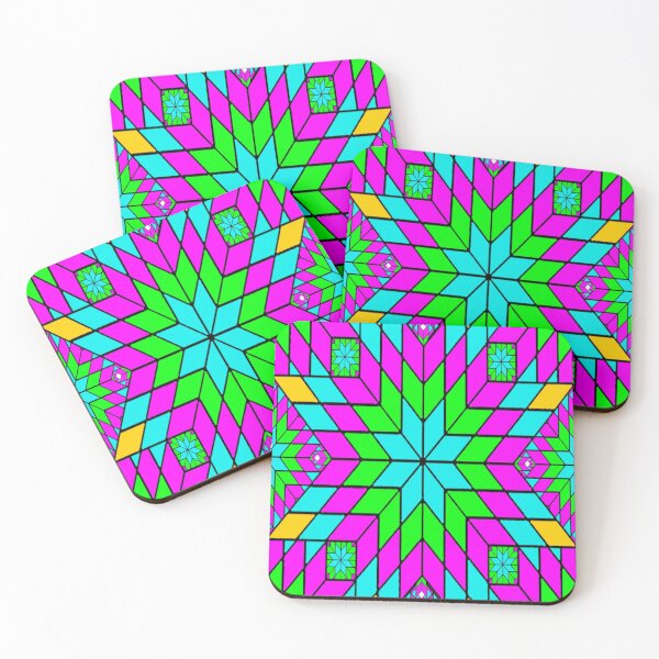 Item preview,  Native Starburst  Pink / Lime - Style 2  designed and sold by JMWCD.