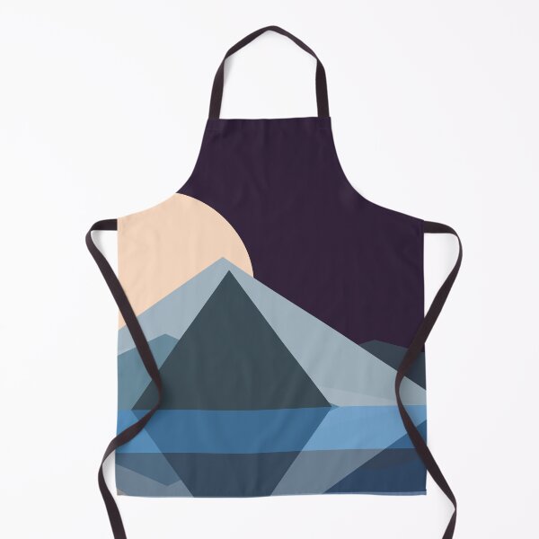 Item preview, Geometric landscape generative art poster illustration designed and sold by IuriiVlasenko.