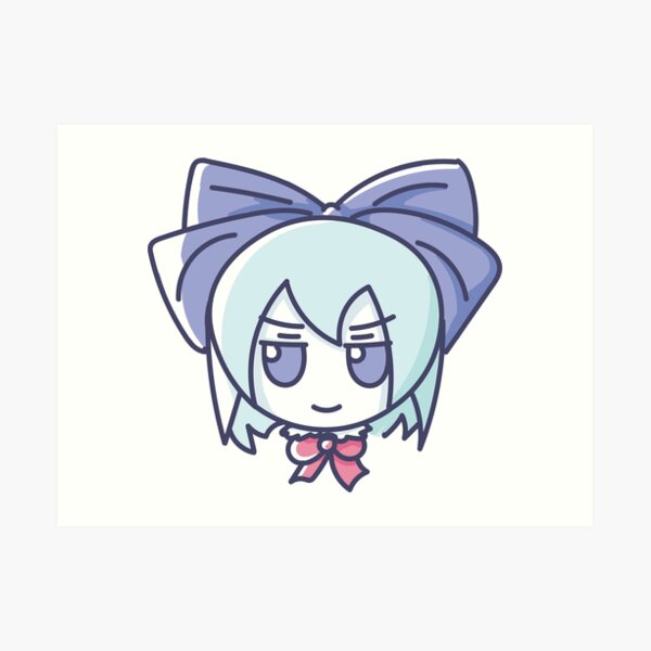 Cirno Fumo Transparent - Blanco Wallpaper