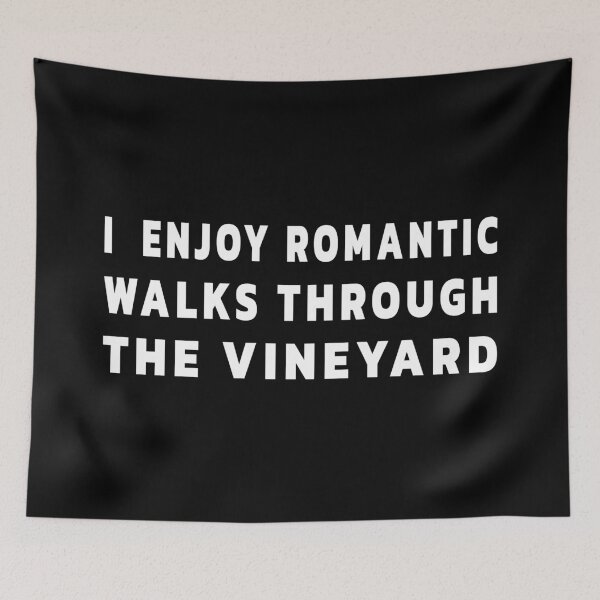 Item preview, Romantic walk through the vineyard | Cool gift for wine makers , wine tasters and wine lovers designed and sold by clewzo.