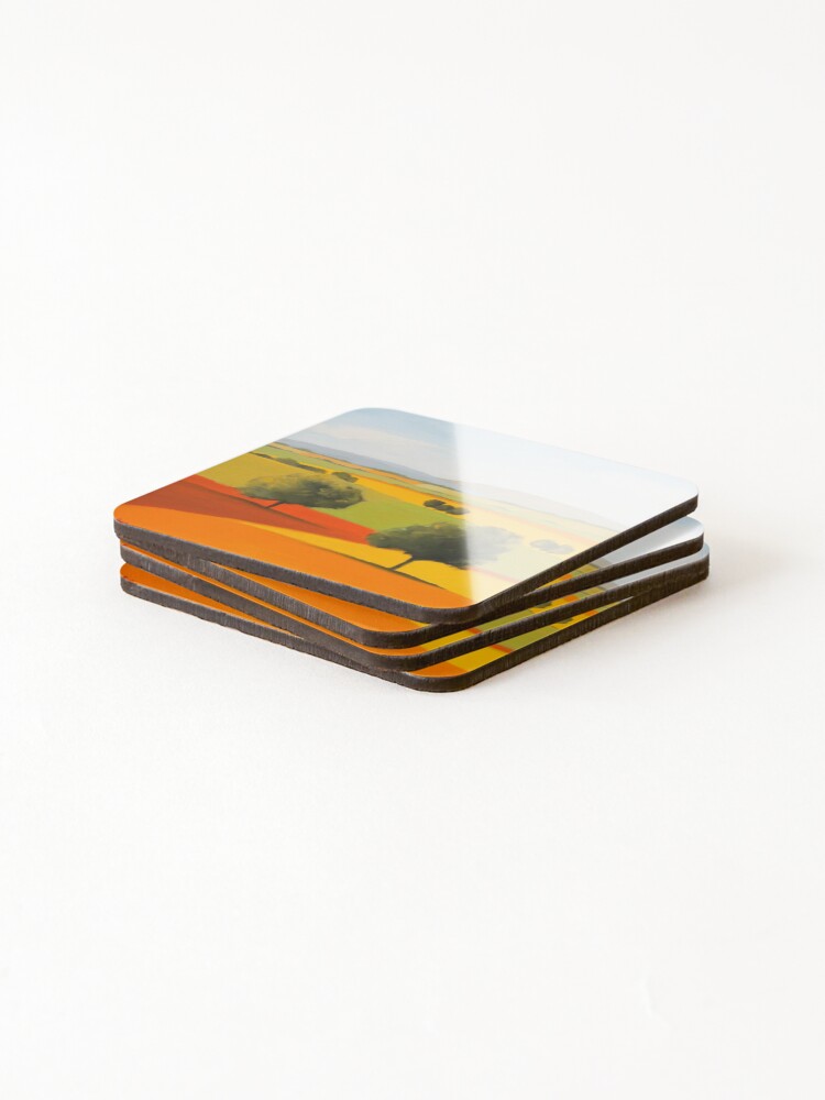 Thumbnail 4 of 5, Coasters (Set of 4), Red Tree designed and sold by EllisDodd.