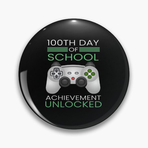 Item preview, 100th Day Of Game T-ShirtTeacher 100th Day Of School Achievement Unlock 100 Days  designed and sold by Xemexiscatme.