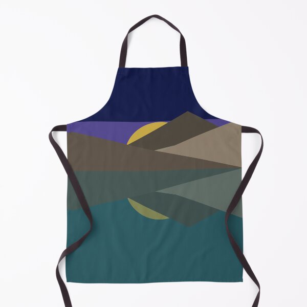 Item preview, Geometric landscape generative art poster illustration designed and sold by IuriiVlasenko.