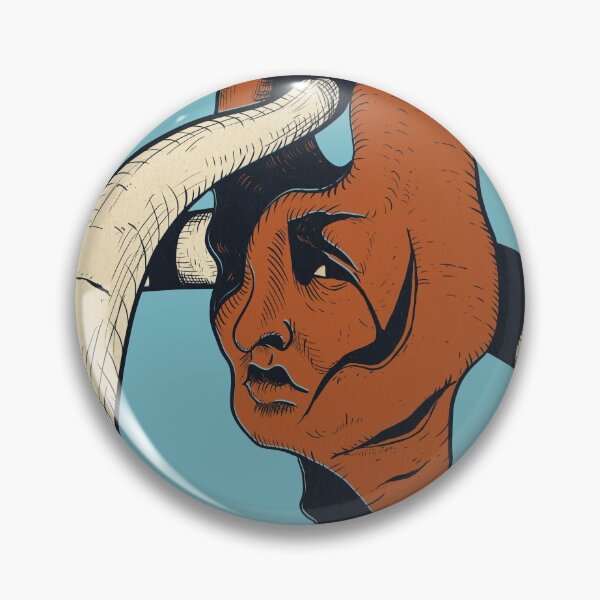 Item preview, Surrealistic freaky stylized portrait  designed and sold by OneOverF.