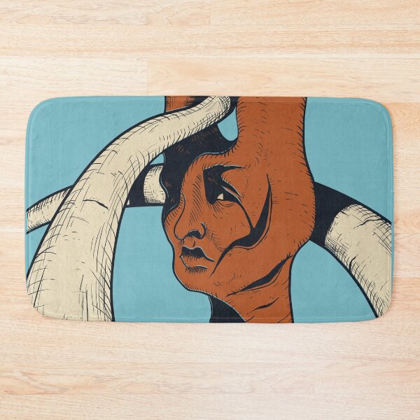 Item preview, Surrealistic freaky stylized portrait  designed and sold by OneOverF.