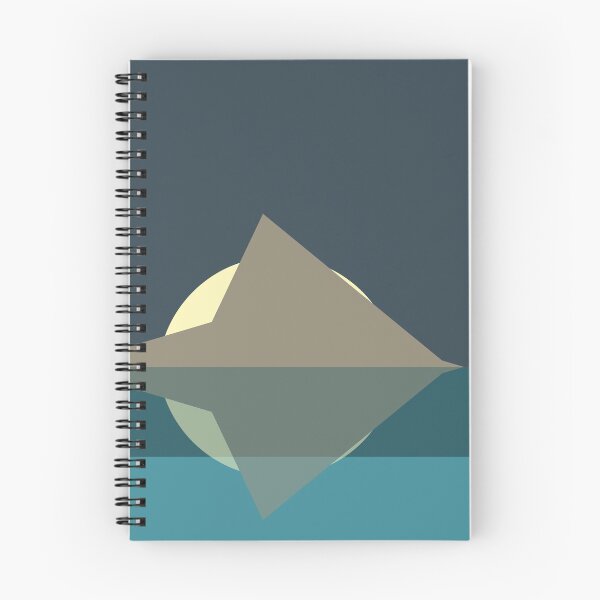 Aperçu de l'œuvre Geometric landscape generative art poster illustration créée et vendue par IuriiVlasenko.