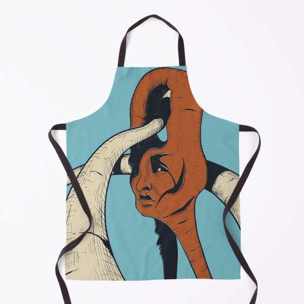 Item preview, Surrealistic freaky stylized portrait designed and sold by OneOverF.