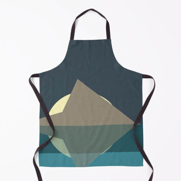 Item preview, Geometric landscape generative art poster illustration designed and sold by IuriiVlasenko.