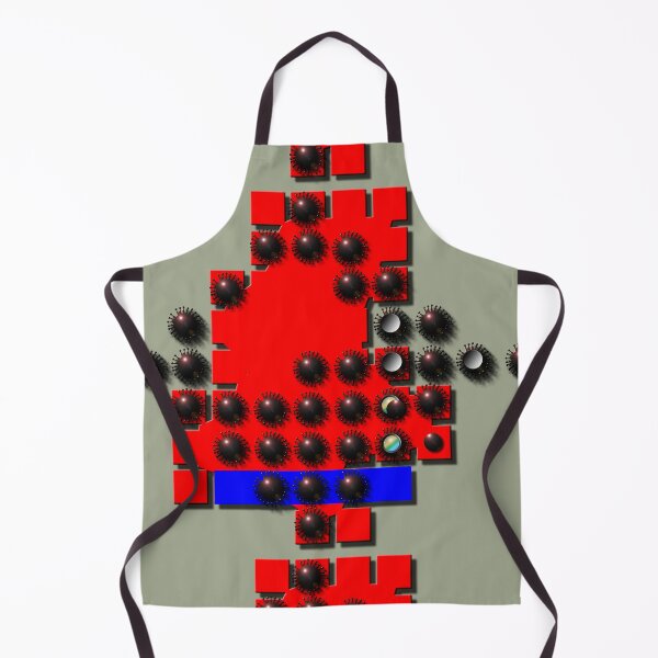 Item preview, Square, corona, sphere, (320) (blue, red,) decorative, digital, colorful, abstract, designed and sold by Paszkan.