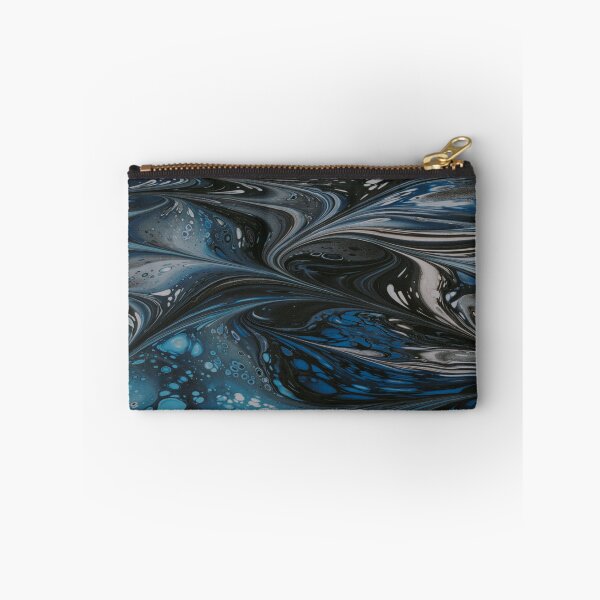 Item preview, Blue Black Marble Abstract Art designed and sold by BEyourself be.