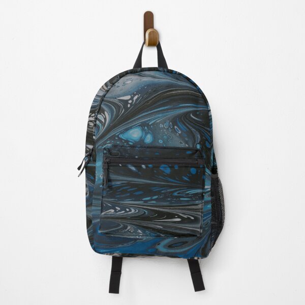 Item preview, Blue Black Marble Abstract Art designed and sold by BEyourself be.