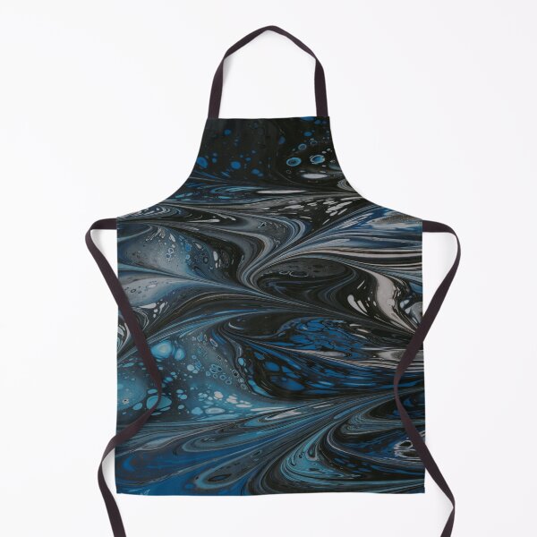 Item preview, Blue Black Marble Abstract Art designed and sold by BEyourself be.