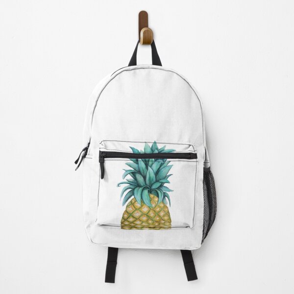 Item preview, Tropical Yellow and Green Pineapple Fruit Realistic Watercolor Design designed and sold by Jada Clark.
