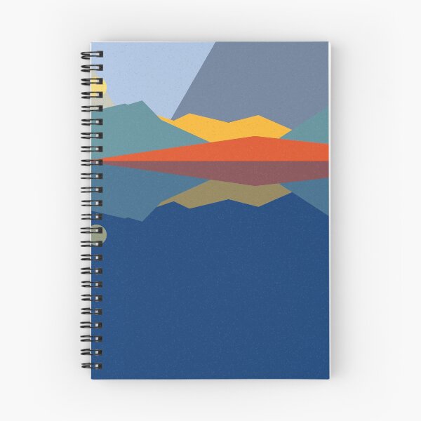 Item preview, Geometric landscape generative art poster illustration designed and sold by IuriiVlasenko.