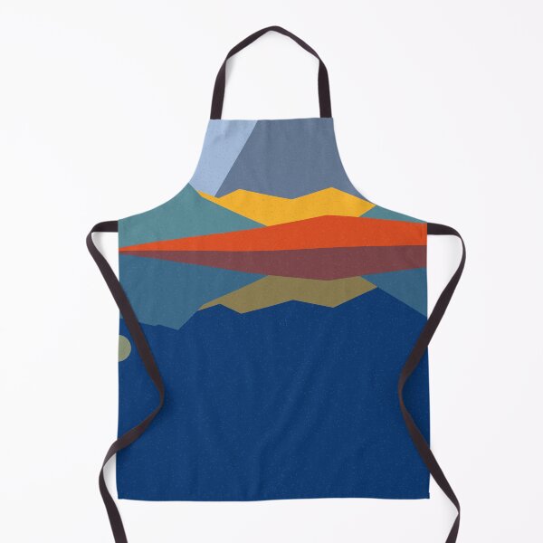 Item preview, Geometric landscape generative art poster illustration designed and sold by IuriiVlasenko.