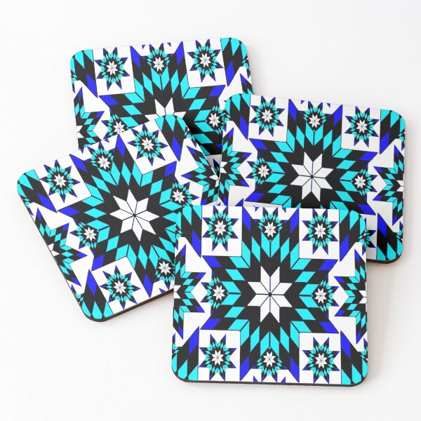 Item preview, Blue and Black Native Starburst  - Style 2  designed and sold by JMWCD.