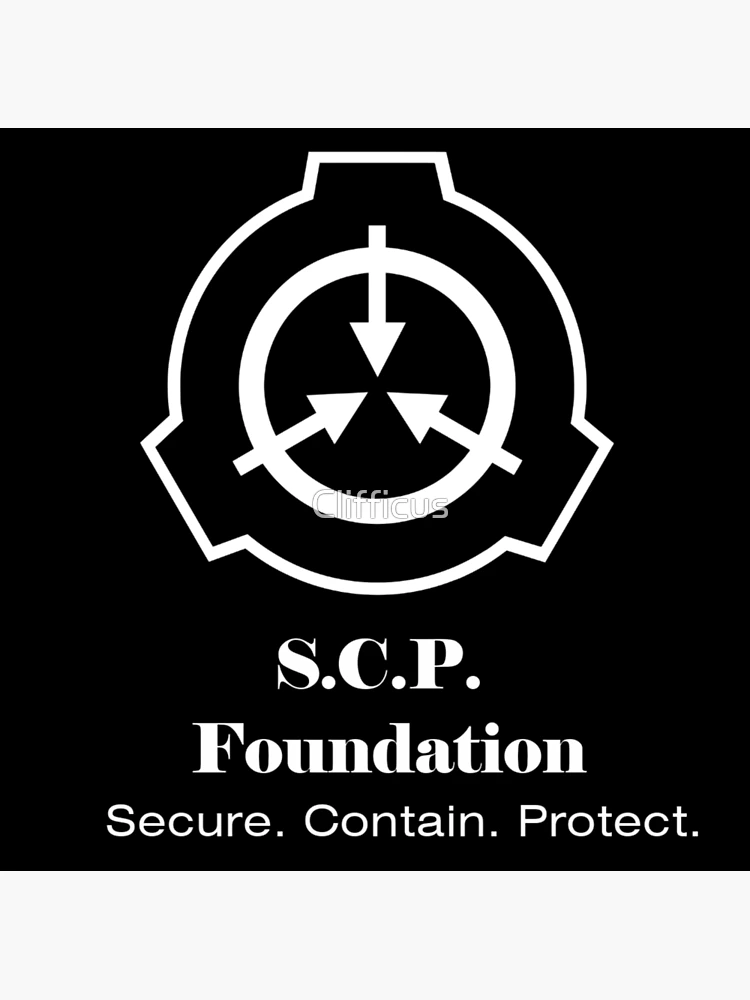 scp Foundation logo  Poster for Sale by Yu-u-Ta