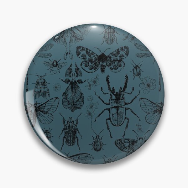 Item preview, Insect pattern. Sea Blue 2. designed and sold by NhfOriginals.