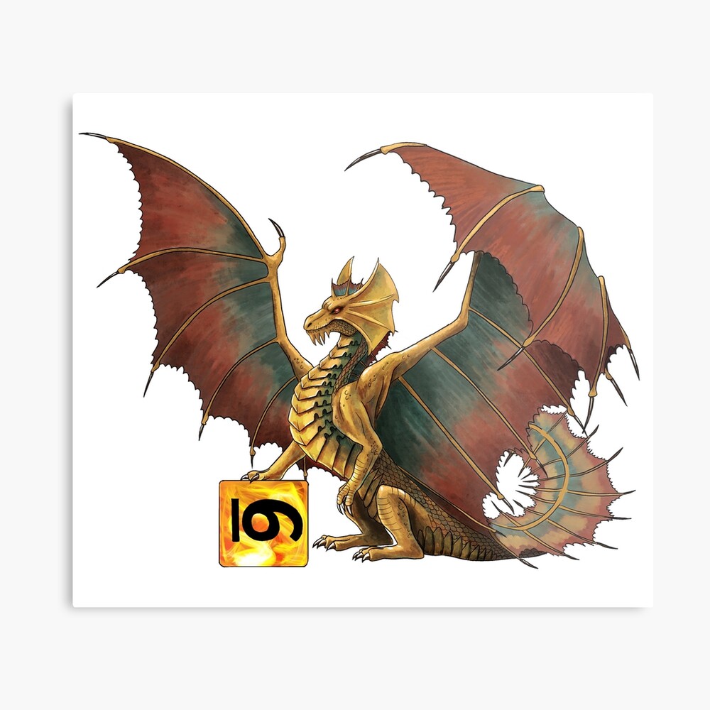 D&D Ancient Brass Dragon | Poster