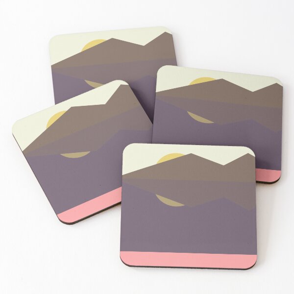 Item preview, Geometric landscape generative art poster illustration designed and sold by IuriiVlasenko.