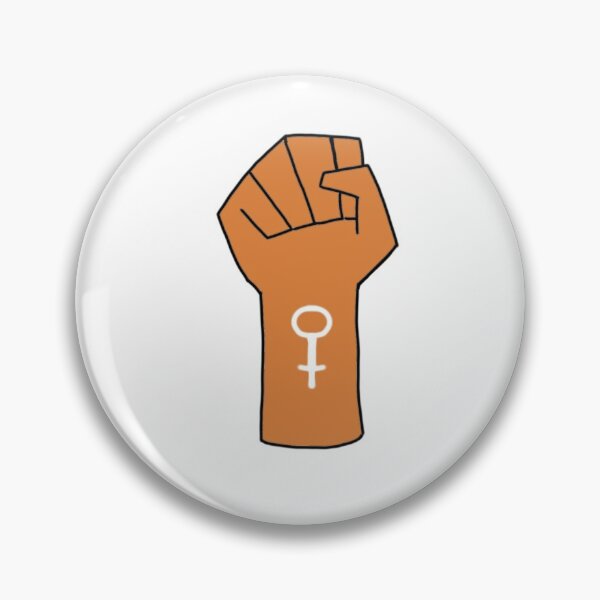 Aperçu de l'œuvre Poing féministe symbole féminin créée et vendue par BlueBoarCrafts.