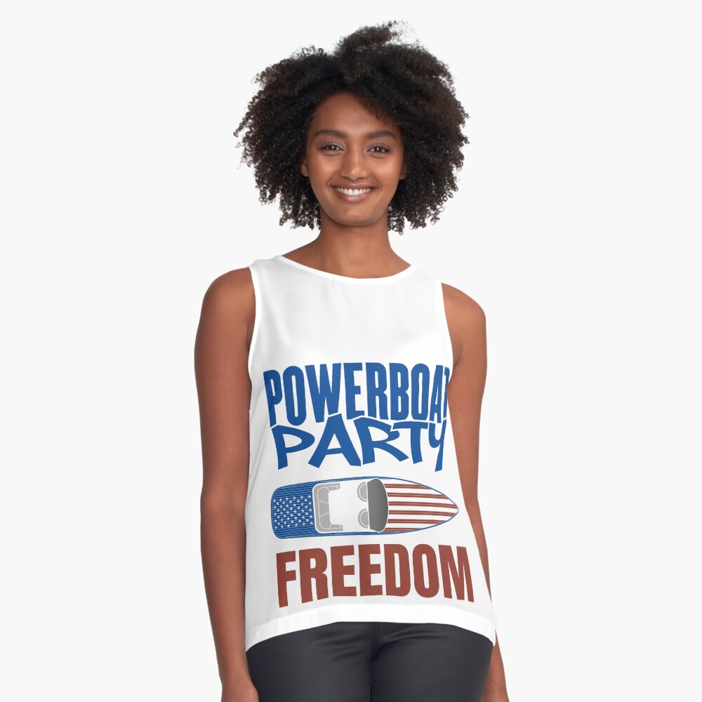 Item preview, Sleeveless Top designed and sold by powerboatparty.