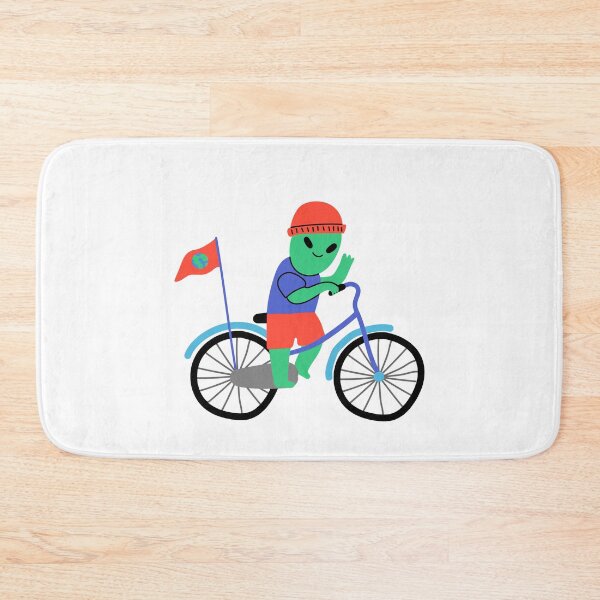 Item preview, Alien Biking - cartoon designed and sold by NoelNimmad.