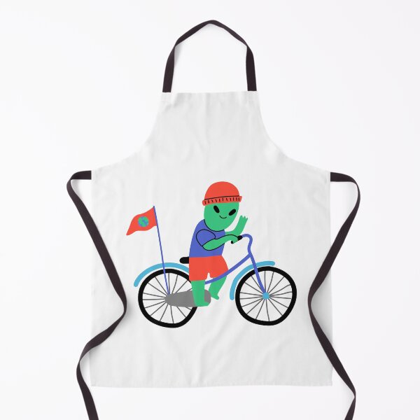Item preview, Alien Biking - dibujos animados designed and sold by NoelNimmad.