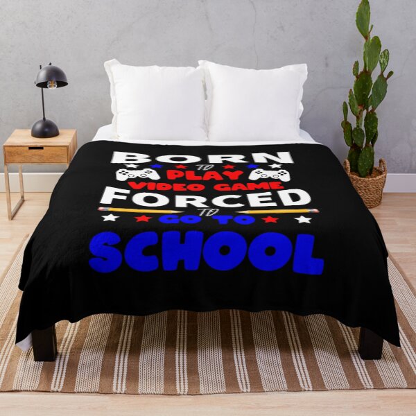 Item preview, Back To School T-ShirtBorn to play video game Forced to go to school - Back to school 2020 designed and sold by Xemexiscatme.