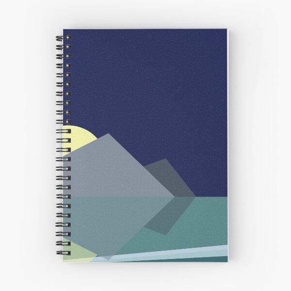Item preview, Geometric landscape generative art poster illustration designed and sold by IuriiVlasenko.
