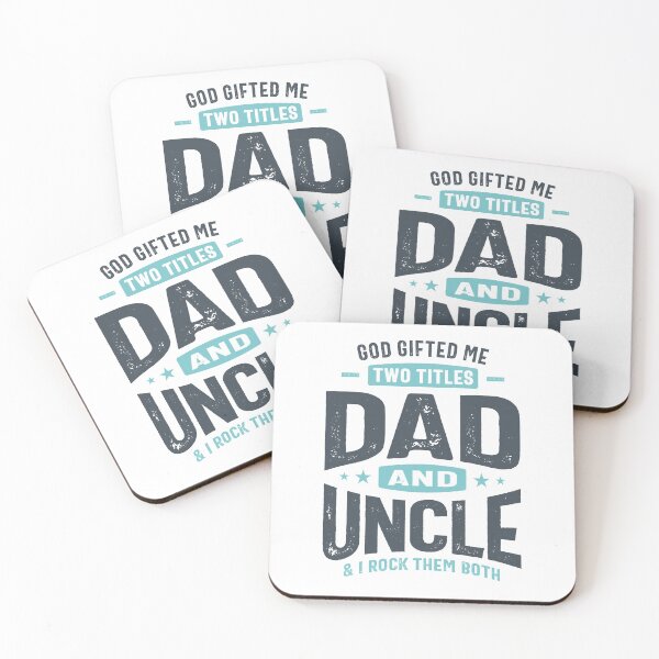 Item preview, God Gifted Me Two Titles Dad and Uncle | Father's Day designed and sold by cidolopez.