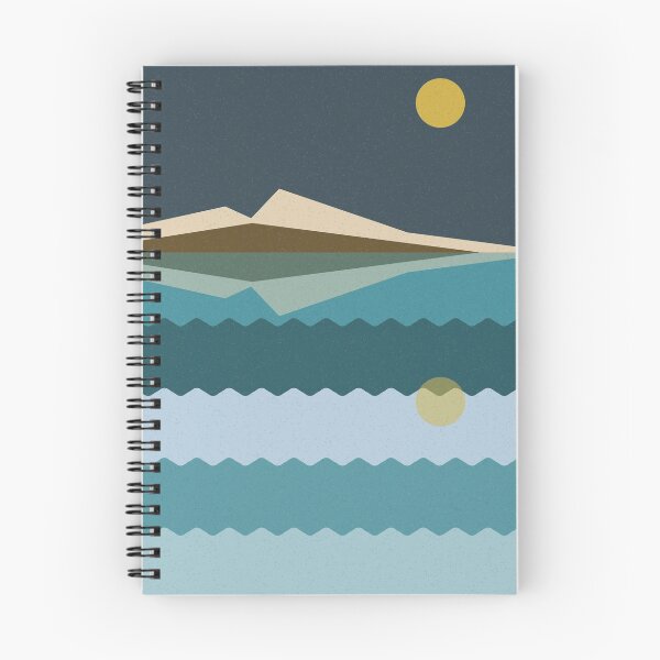 Item preview, Geometric landscape generative art poster illustration designed and sold by IuriiVlasenko.