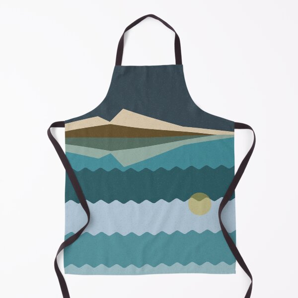Item preview, Geometric landscape generative art poster illustration designed and sold by IuriiVlasenko.