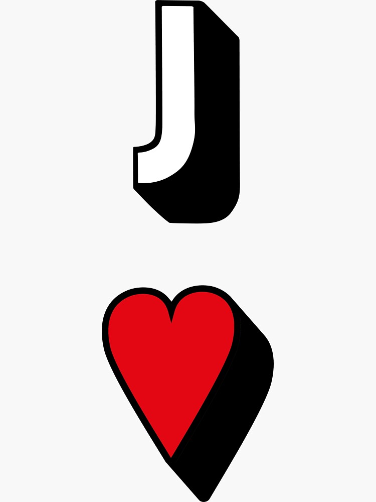 symbolic-jack-of-hearts-sticker-for-sale-by-elouanart-redbubble