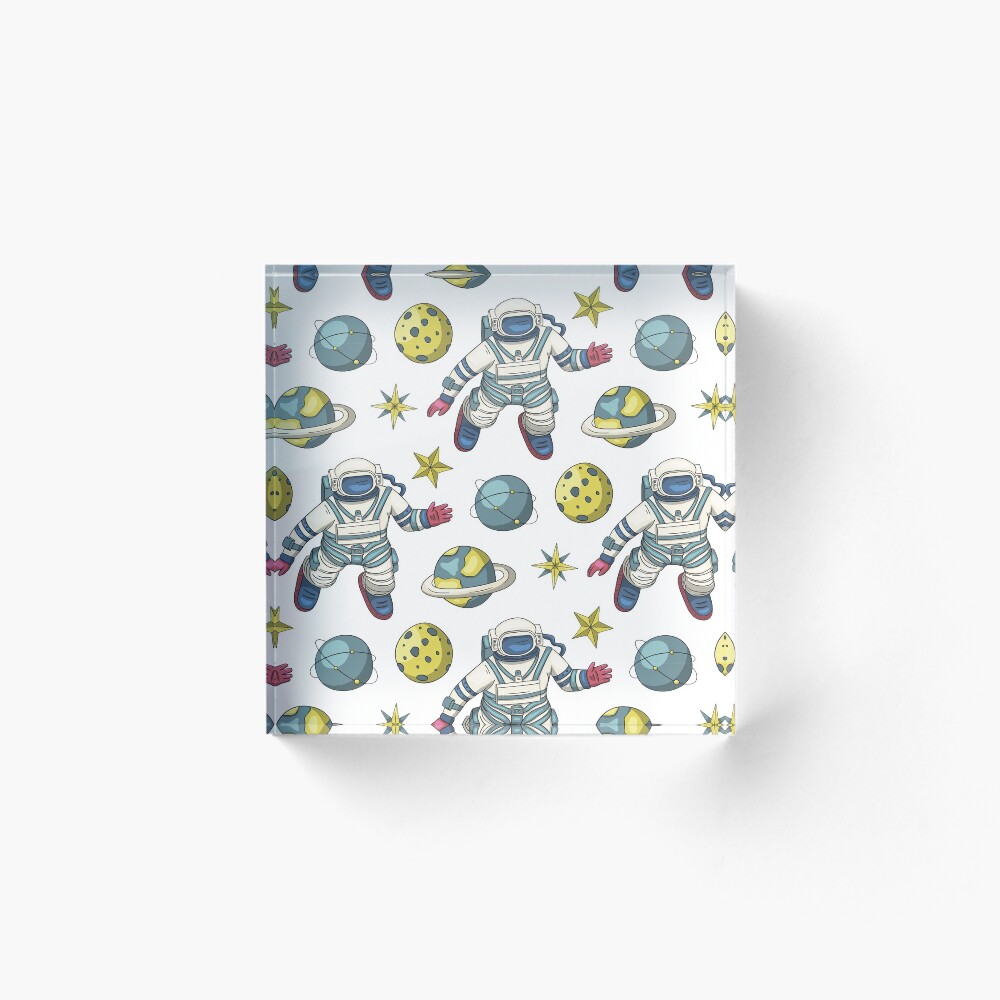 Vista previa del artículo con la obra «Bloque acrílico», diseñado y vendido por Patternsonly.