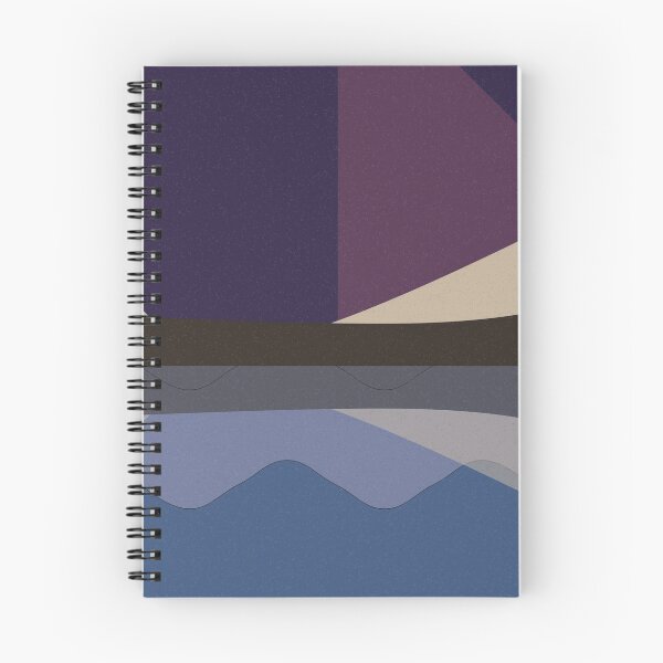 Item preview, Geometric landscape generative art poster illustration designed and sold by IuriiVlasenko.