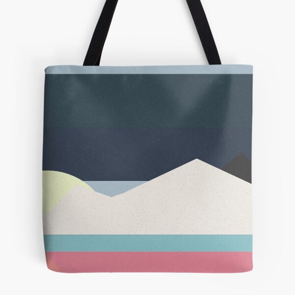 Item preview, Geometric landscape generative art poster illustration designed and sold by IuriiVlasenko.