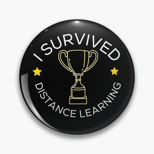 Item preview, Minimalist I survived distance learning - Logo Style designed and sold by PincGeneral.