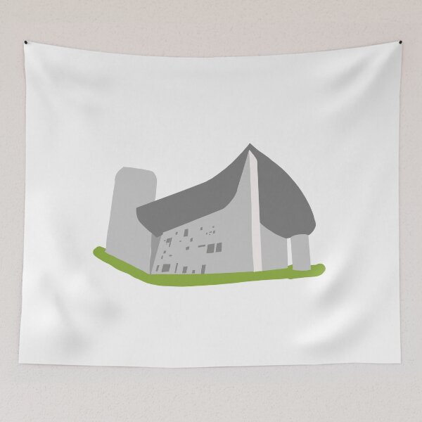 Item preview, Notre Dame du Haut by Le Corbusier designed and sold by Thecolourwheel.
