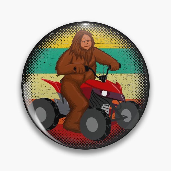 Item preview, Bigfoot ATV 4x4 Retro Sunset Distressed designed and sold by tpixx.