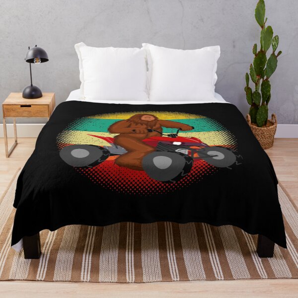 Item preview, Bigfoot ATV 4x4 Retro Sunset Distressed designed and sold by tpixx.