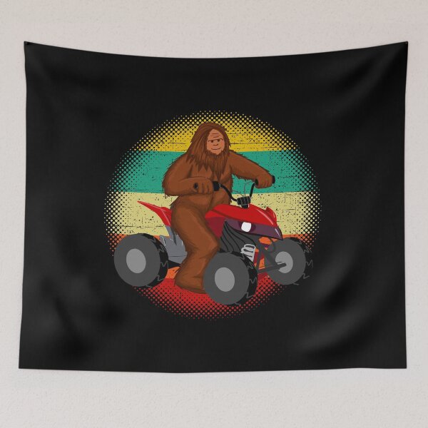 Item preview, Bigfoot ATV 4x4 Retro Sunset Distressed designed and sold by tpixx.