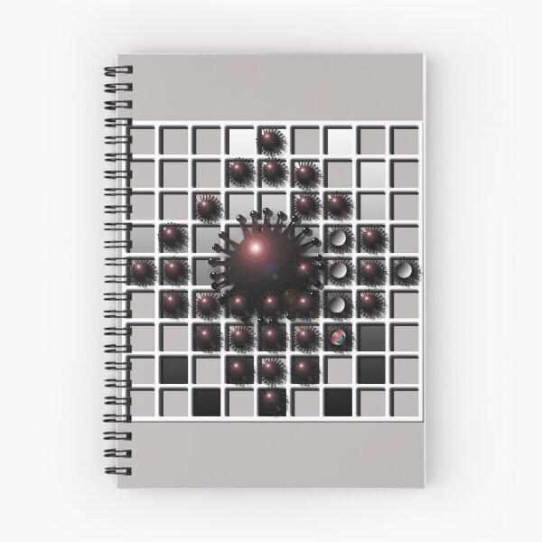 Item preview, Grid, squares, corona, sphere, (332) (black, white,) decorative, digital, colorful, abstract, designed and sold by Paszkan.