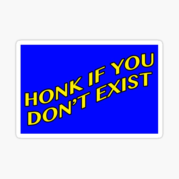 Honk If You Like Sex Retro Vintage Decal Sticker Souvenir Skateboard Laptop