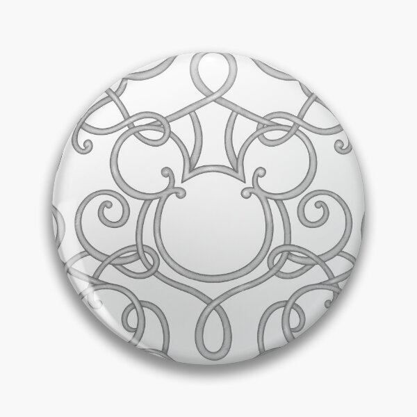 Item preview, Hidden Mouse scroll silver on white designed and sold by Sharilea.