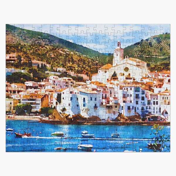 Cadaqués, Spain scenic vista Jigsaw Puzzle