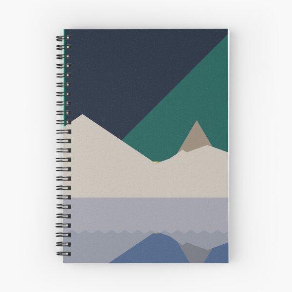 Item preview, Geometric landscape generative art poster illustration designed and sold by IuriiVlasenko.