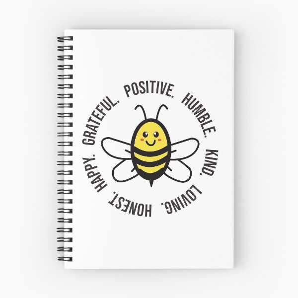 Item preview, Bee Positive. Bee Happy. | Bees puns designed and sold by Petra Becker.